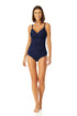 Women's Live In Color Twist Front Underwire Tankini Swim Top