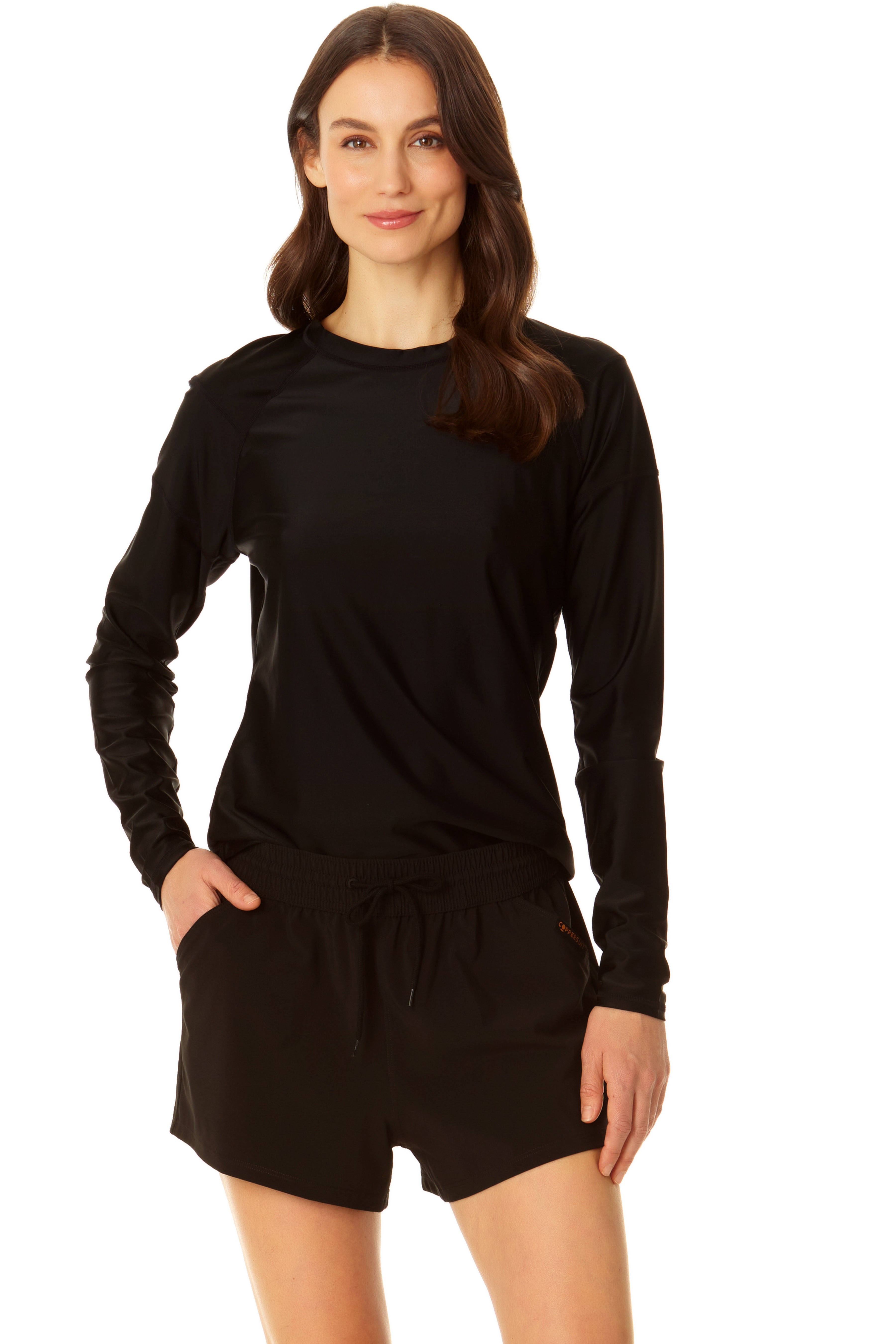 Coppersuit - Women's Long Sleeve Rashguard Top — Swimsuits Direct