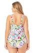 Anne Cole Plus - Hidden Underwire Square Neck One Piece Swimsuit